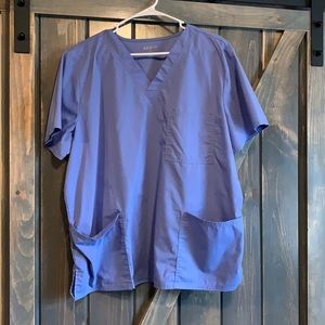 Scrubstar large v neck scrub shirt